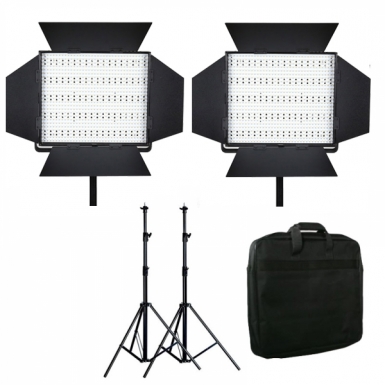 LedGo 2 x LG-900SC LED studioverlichting set